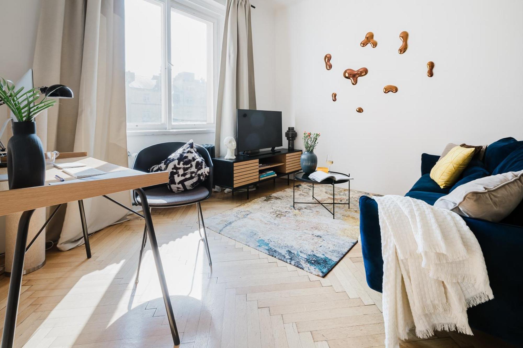 Days - 1bdr - Workspace - Netflix - New Town Lejlighed Prag